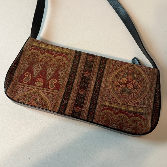 Elegant Brown Tapestry Bohemian Patterned Women's Bag - Picture 5 of 12